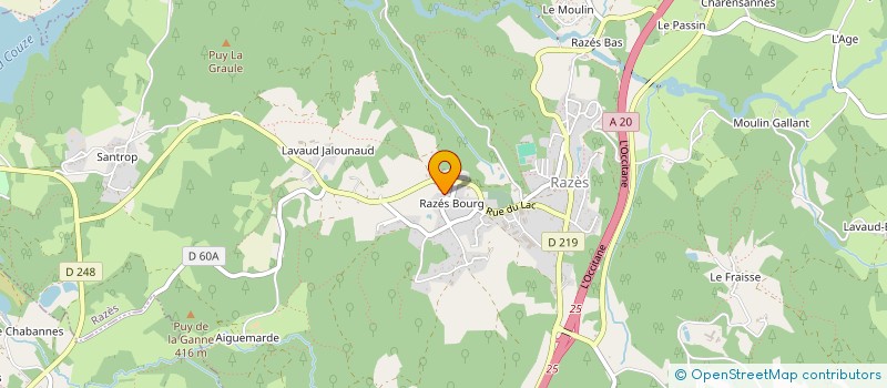 localisation de l'entreprise C3M à RAZES