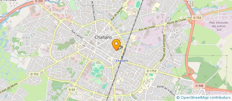 localisation de l'entreprise C3M à CHALLANS