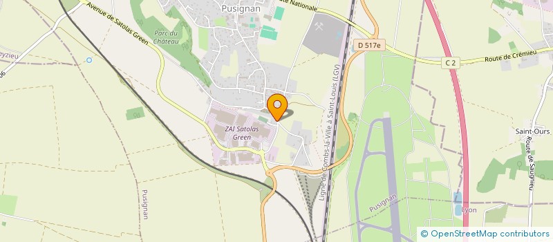 localisation de l'entreprise C3M CARNON  PUSIGNAN