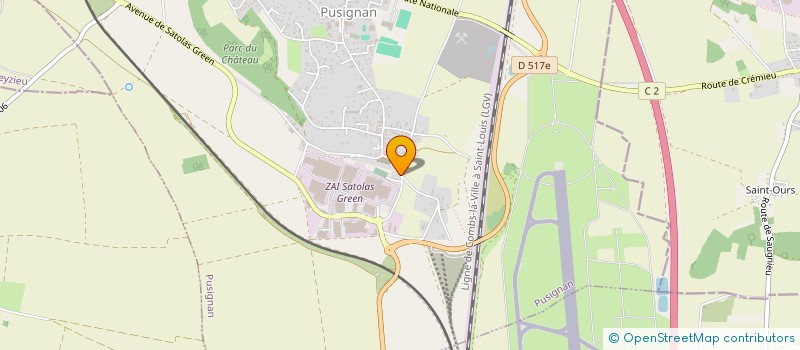 localisation de l'entreprise C3M IMMOBILIER  PUSIGNAN