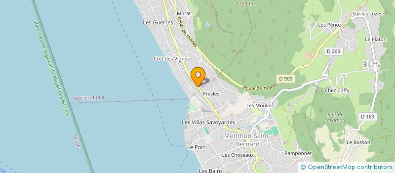 localisation de l'entreprise C3M INVEST  VEYRIER-DU-LAC