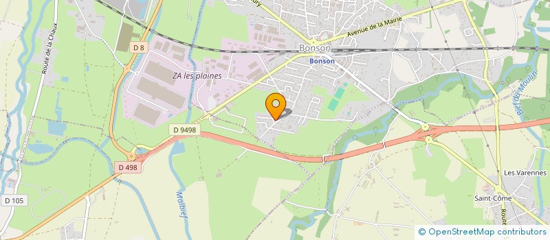 localisation de l'entreprise C3M INVEST  BONSON