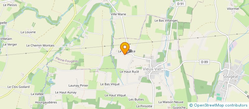 localisation de l'entreprise C3M INVEST  VIEUX-VIEL