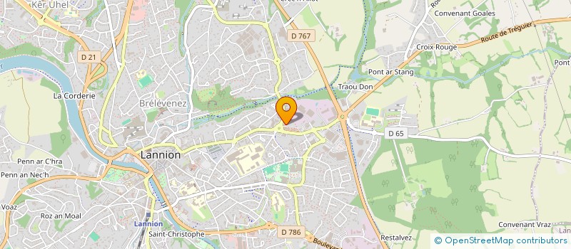 localisation de l'entreprise C3MALT à LANNION