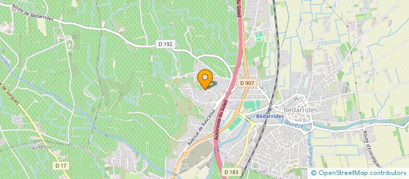 localisation de l'entreprise C3MC  BEDARRIDES