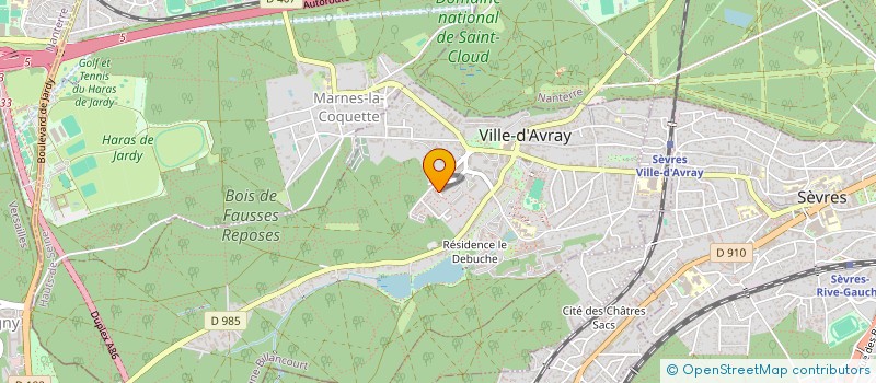 localisation de l'entreprise C3NK IMMO  VILLE-D'AVRAY