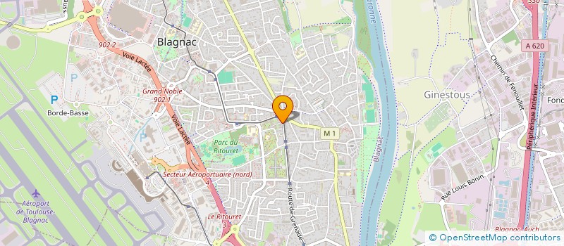 localisation de l'entreprise C3P GROUPE à BLAGNAC