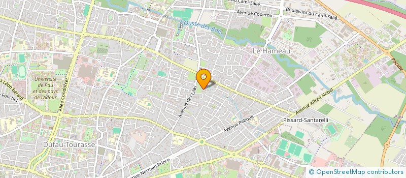localisation de l'entreprise C3RV à PAU