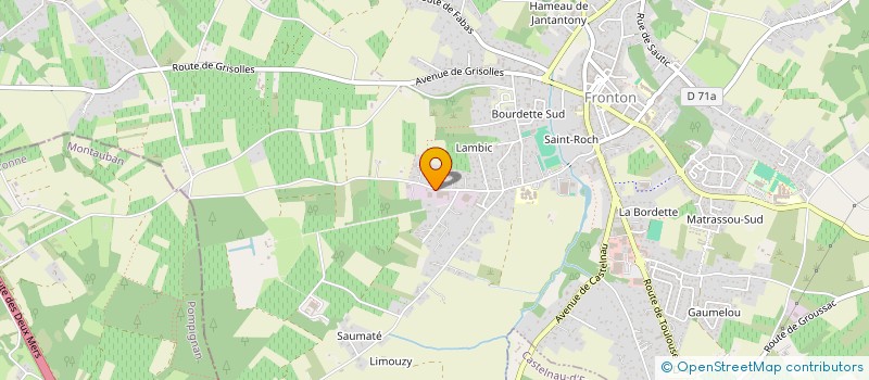 localisation de l'entreprise C3S  FRONTON