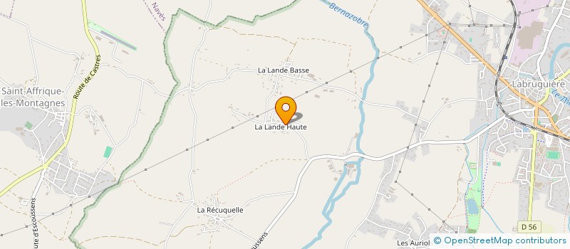 localisation de l'entreprise C3S  LABRUGUIERE