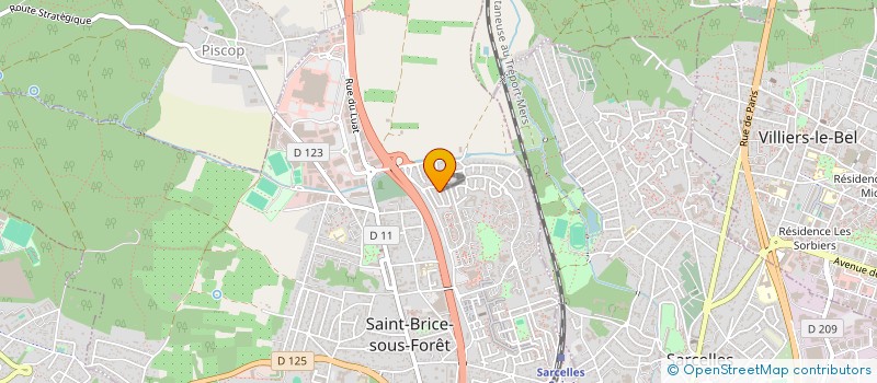 localisation de l'entreprise C3S  SAINT-BRICE-SOUS-FORET
