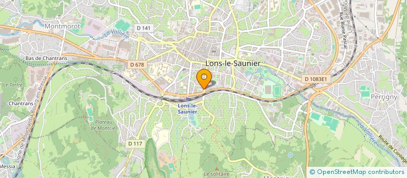localisation de l'entreprise C3S BOURGOGNE FRANCHE COMTE à LONS-LE-SAUNIER