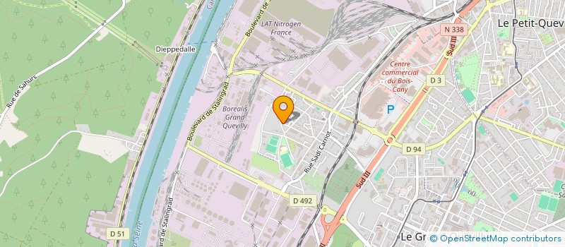 localisation de l'entreprise C3S PATRIMOINE  LE GRAND-QUEVILLY