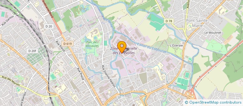 localisation de l'entreprise C3SI à TROYES