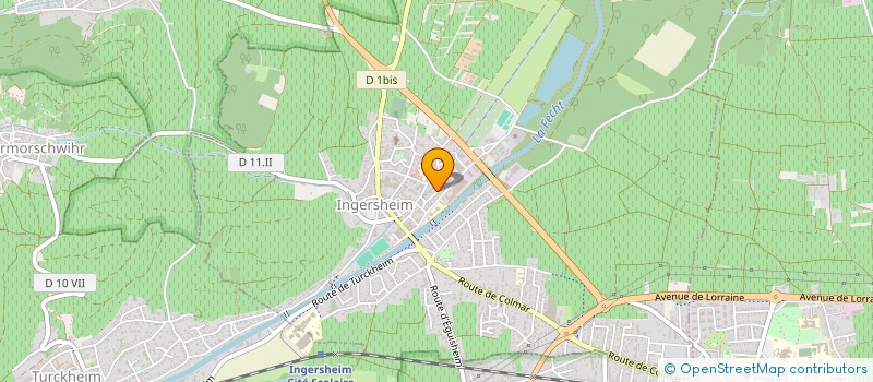 localisation de l'entreprise C3SPROD  INGERSHEIM