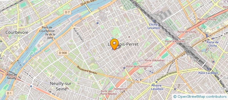 localisation de l'entreprise C3T CONSULTANTS à LEVALLOIS-PERRET