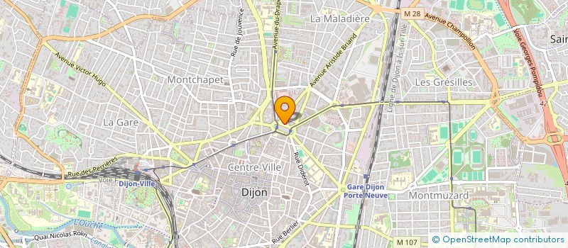 localisation de l'entreprise C3V à DIJON