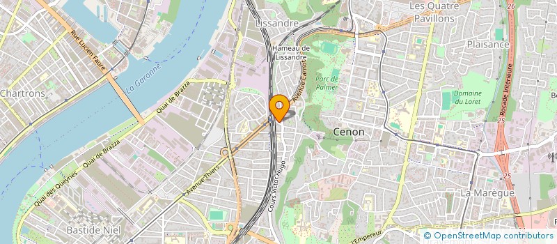 localisation de l'entreprise C4 AQUITAINE  CENON