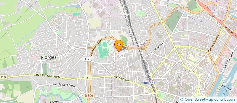 localisation de l'entreprise C4 OPTICIENS  CHARLIEU