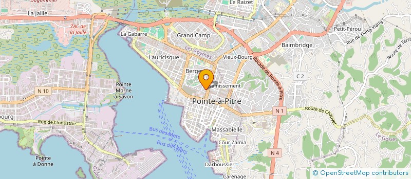 localisation de l'entreprise C4 STUDIOS INC à POINTE A PITRE