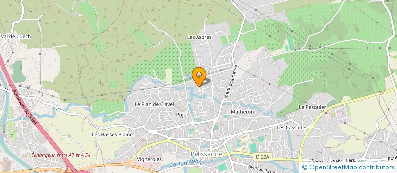 localisation de l'entreprise C4A EXPERTISE ET CONSEIL à PELISSANNE