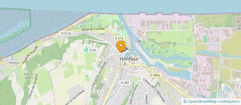 localisation de l'entreprise C4ALL 4ART à HONFLEUR