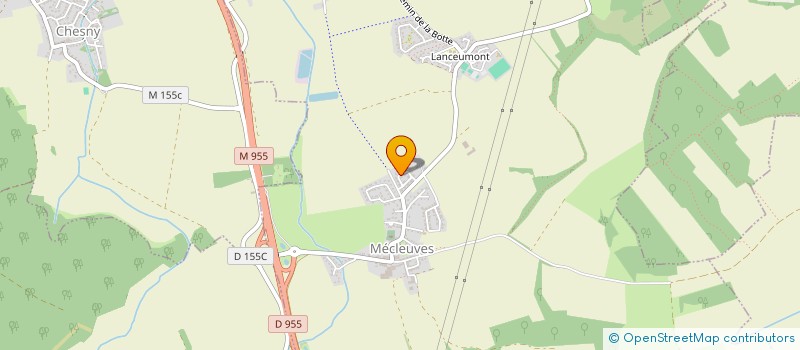 localisation de l'entreprise C4B IMMO  MECLEUVES