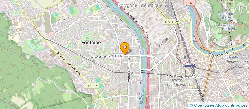 localisation de l'entreprise C4C  FONTAINE