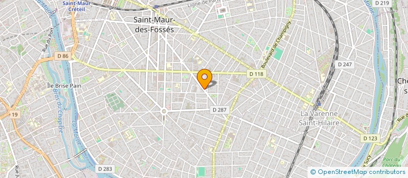 localisation de l'entreprise C4J à SAINT-MAUR-DES-FOSSES