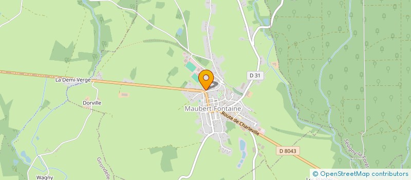localisation de l'entreprise C4LV1  MAUBERT-FONTAINE