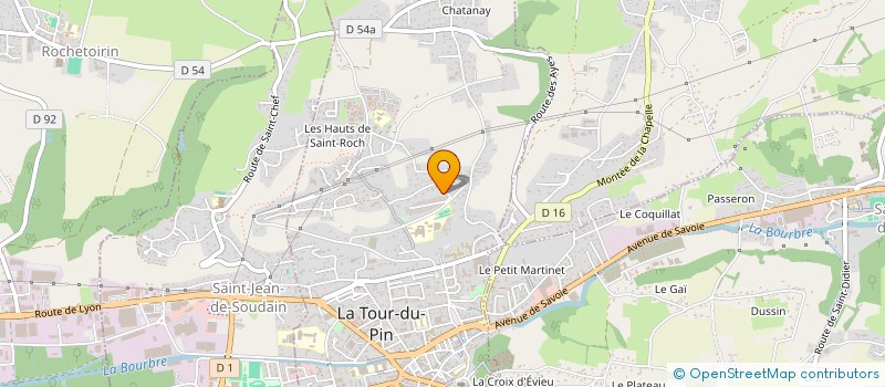 localisation de l'entreprise C4U  LA TOUR-DU-PIN