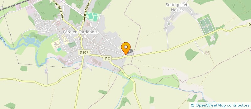 localisation de l'entreprise C4W CONSTRUCTION  FERE-EN-TARDENOIS