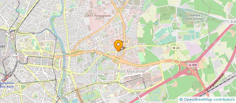 localisation de l'entreprise C4W SA à MONTPELLIER