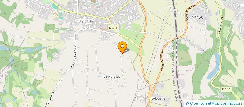 localisation de l'entreprise C5G CONSULTING  HEYRIEUX