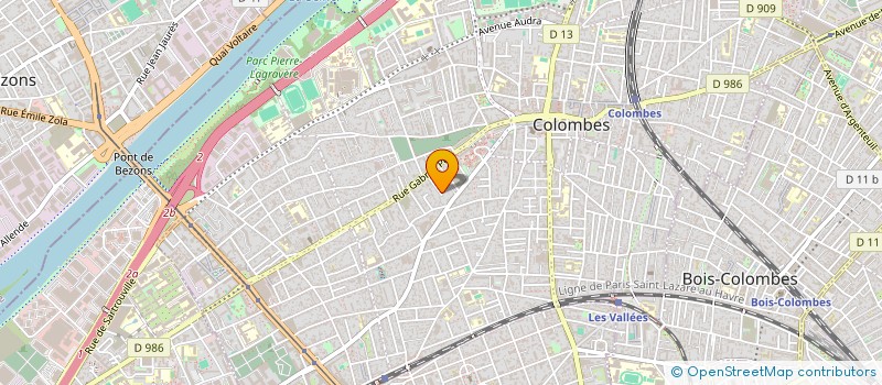 localisation de l'entreprise C6 THYPIOU  COLOMBES