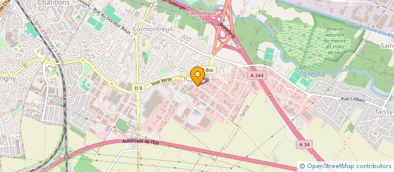 localisation de l'entreprise C6I PIERRE INVEST  CORMONTREUIL