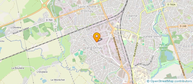 localisation de l'entreprise C6V à LA ROCHE-SUR-YON