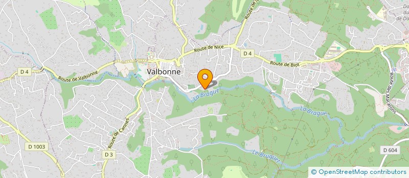 localisation de l'entreprise C9 INVEST  VALBONNE