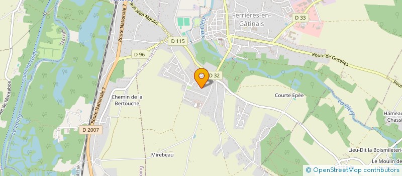 localisation de l'entreprise C92 à FERRIERES-EN-GATINAIS