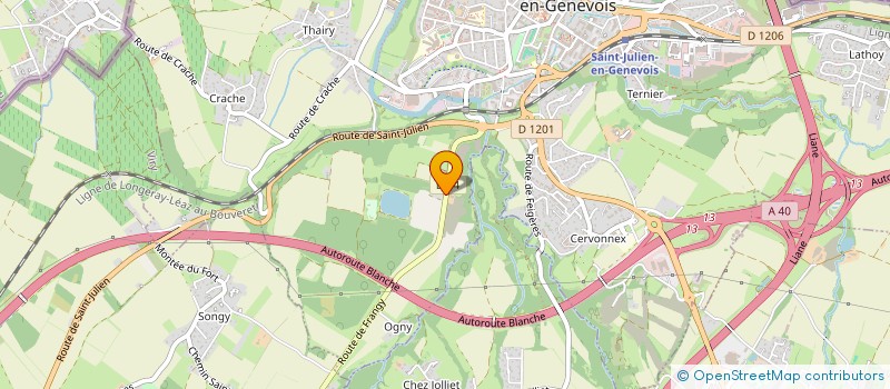 localisation de l'entreprise C9UP  SAINT-JULIEN-EN-GENEVOIS