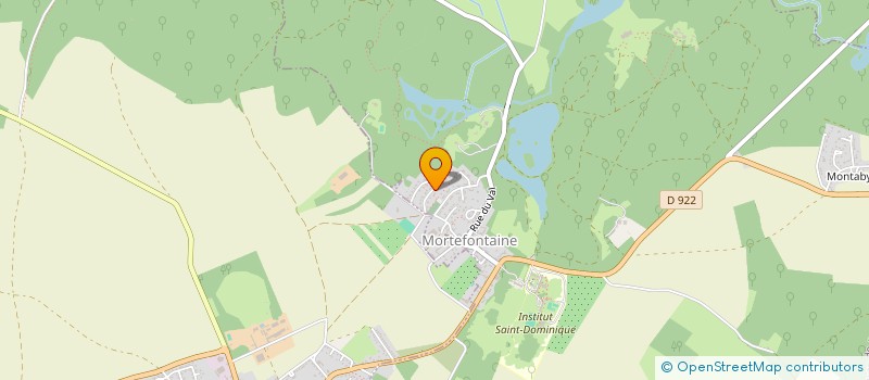 localisation de l'entreprise CA 2 B  MORTEFONTAINE