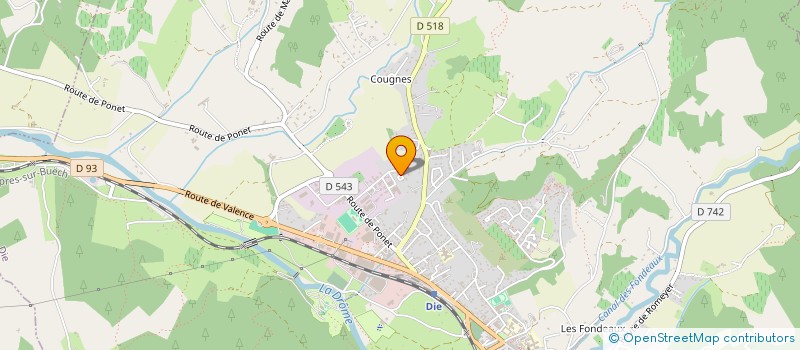 localisation de l'entreprise CA  SOLAURE EN DIOIS