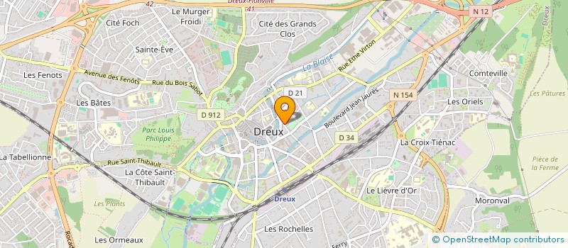 localisation de l'entreprise CA AGGLO DU PAYS DE DREUX à DREUX