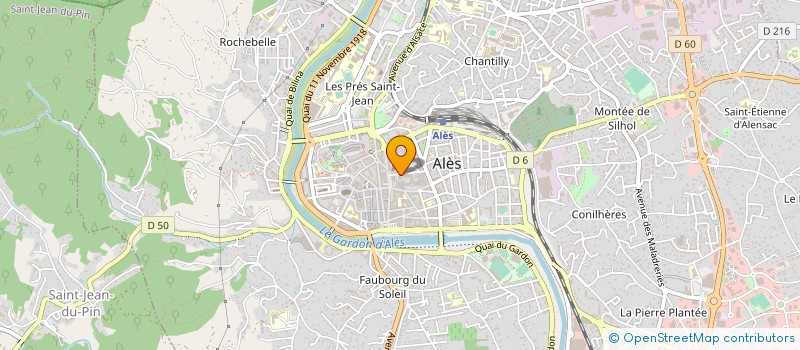 localisation de l'entreprise CA ALES AGGLOMERATION  ALES