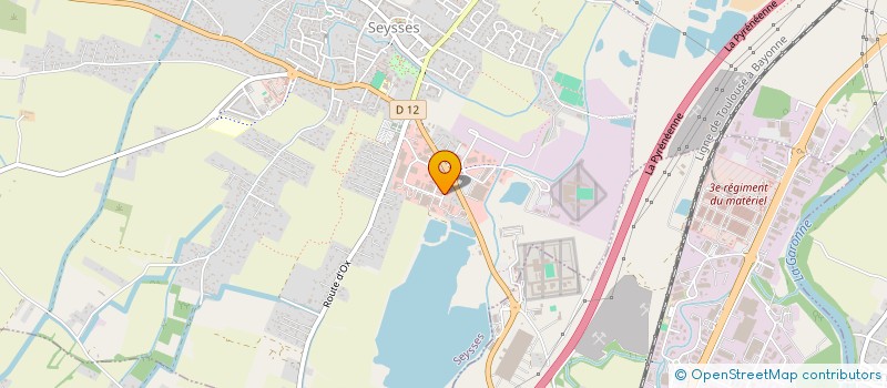 localisation de l'entreprise CA AUTOMOBILES  SEYSSES