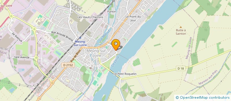 localisation de l'entreprise CA AVORIAZ  MEUNG-SUR-LOIRE