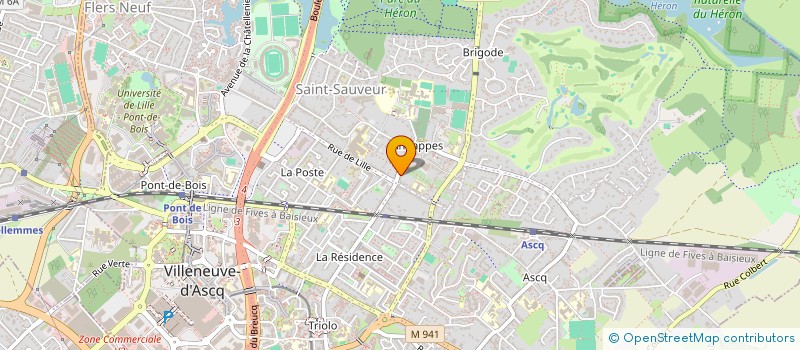 localisation de l'entreprise CA'BA  VILLENEUVE-D'ASCQ