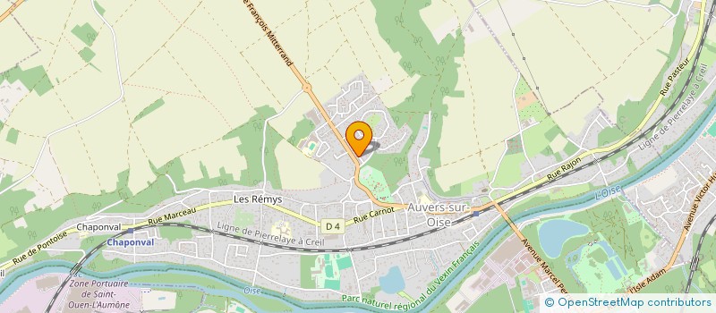 localisation de l'entreprise CA BATI  AUVERS-SUR-OISE