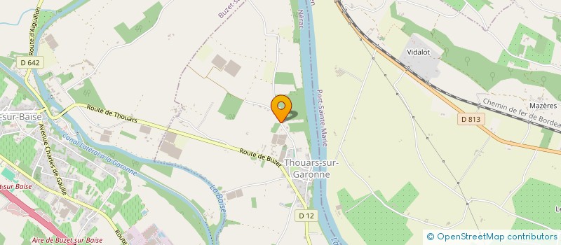 localisation de l'entreprise CA-BOTANICA à THOUARS-SUR-GARONNE
