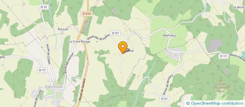 localisation de l'entreprise CA BOTESSE  CLERMONT